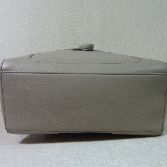 NEW Tory Burch Britten Gray Leather Backpack + Britten Continental Wallet